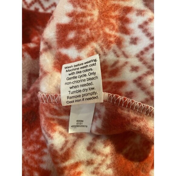 Croft & Barrow Christmas Women’s X1 Red/White Snowflake Top ~New Soft - Picture 6 of 12